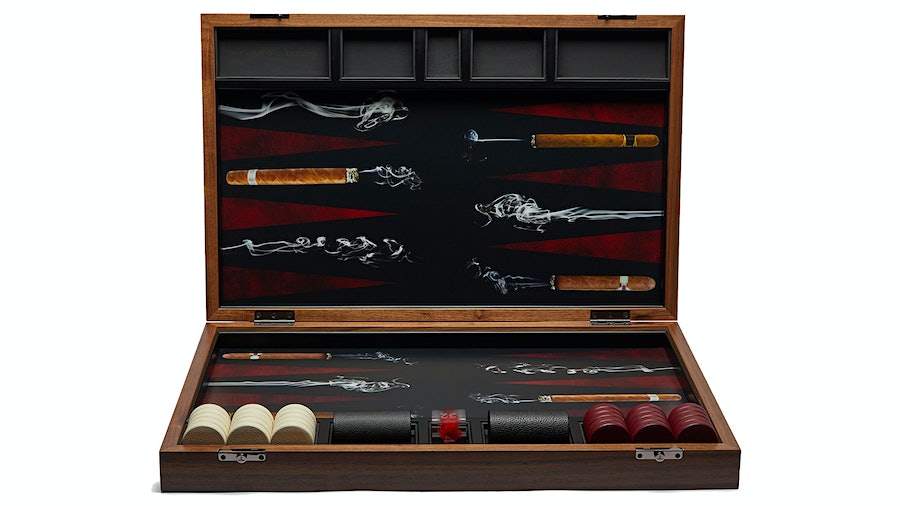 Cigar Themed Backgammon Set